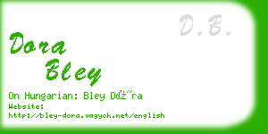 dora bley business card